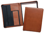 Leather Zippered Pad Holder