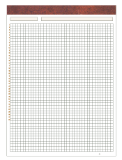 8 1/2 x 11 Grid Pads, Graph Pad