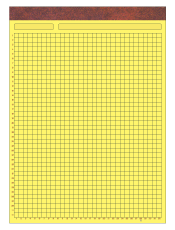 Yellow 4 x 4 Graph Paper Pads